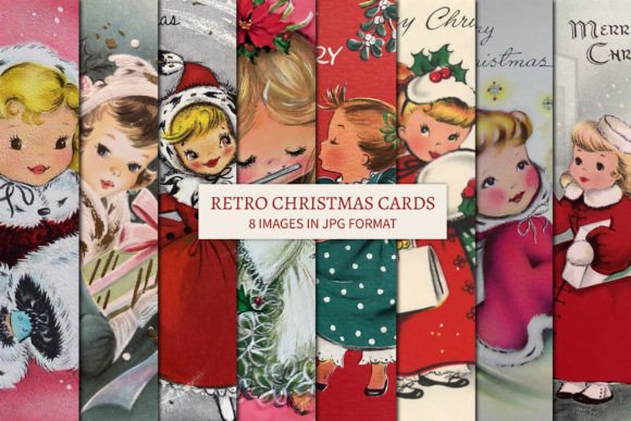Download Retro Christmas Cards II - Premium Resources