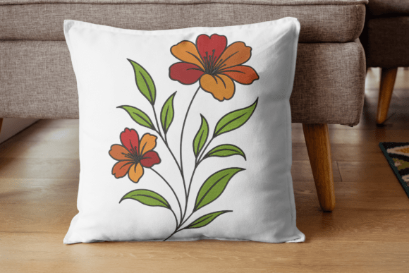 Download Colorful Dual Flower Embroidery Art - Dual Collection