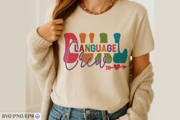 Download Dual Language Crew SVG Bilingual Teacher - Dual Collection