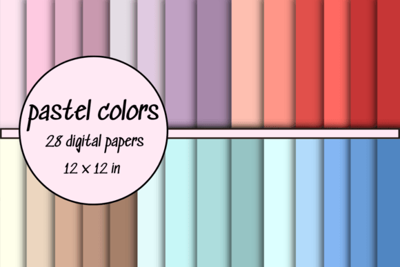Download Pastel Colors Digital Backgrouds - Colors Collection
