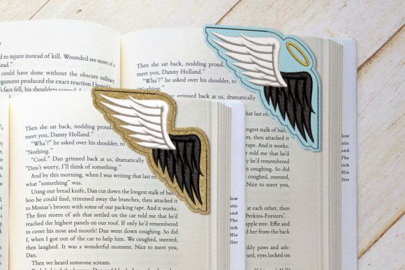 Download Dual Wings Corner Bookmark ITH Applique - Dual Collection